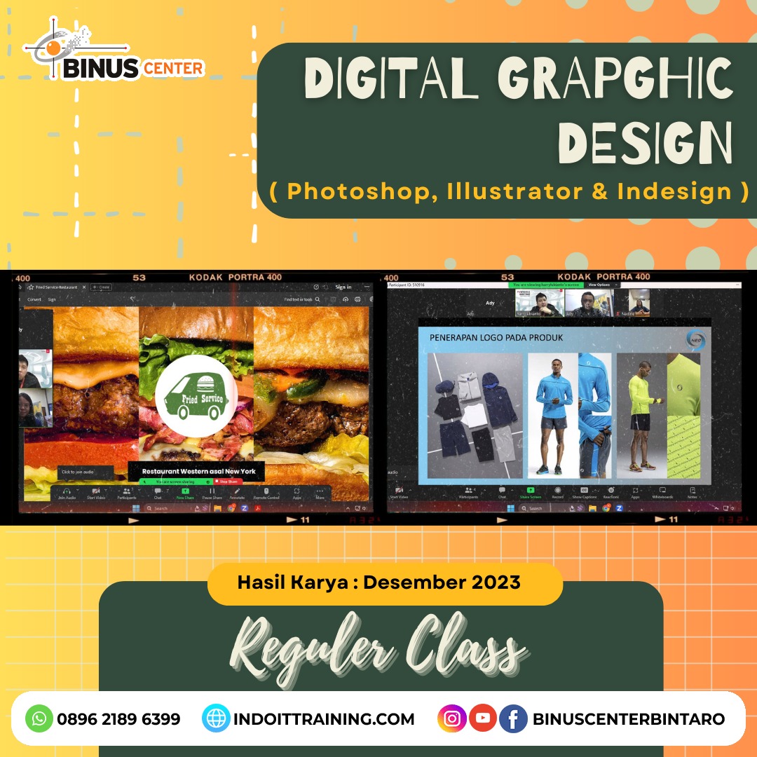 Kursus Digital Graphic Design (Photosop, Ilustrator & Indesign) di ...