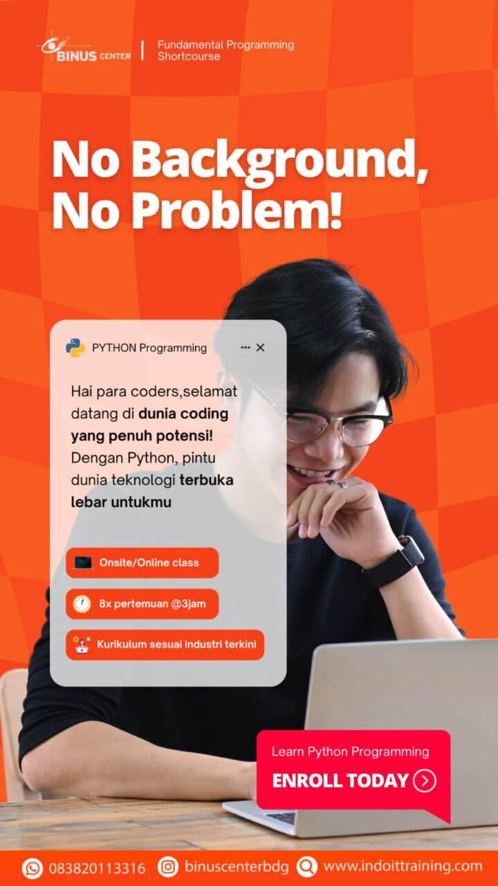 Belajar Python untuk jadi Data Scientist - BINUS CENTER