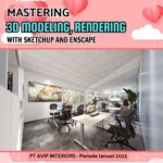 Tarining Sketchup and Enscape yang paling dicari Perusahaan Training Skechup end Enscape