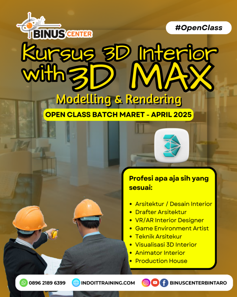 Kursus Desain Interior 3D Max