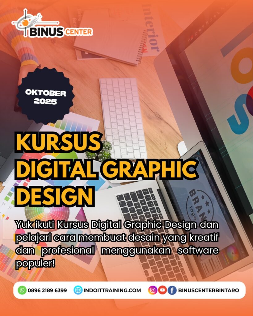 Training Desain Grafis Digital - Jakarta, Bogor, Depok, Tangerang, Bekasi, Bandung | Hybrid (Online & Onsite)