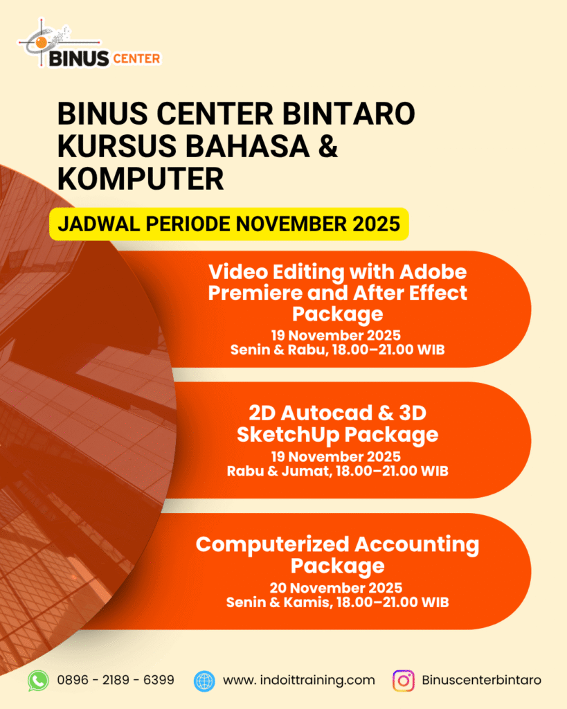 Pelatihan Multi-Skill November 2025: Macro Excel, Python, AutoCAD, SolidWorks, SAP2000, & Bahasa
