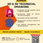 Kursus AutoCAD dan SketchUp Gambar Teknik