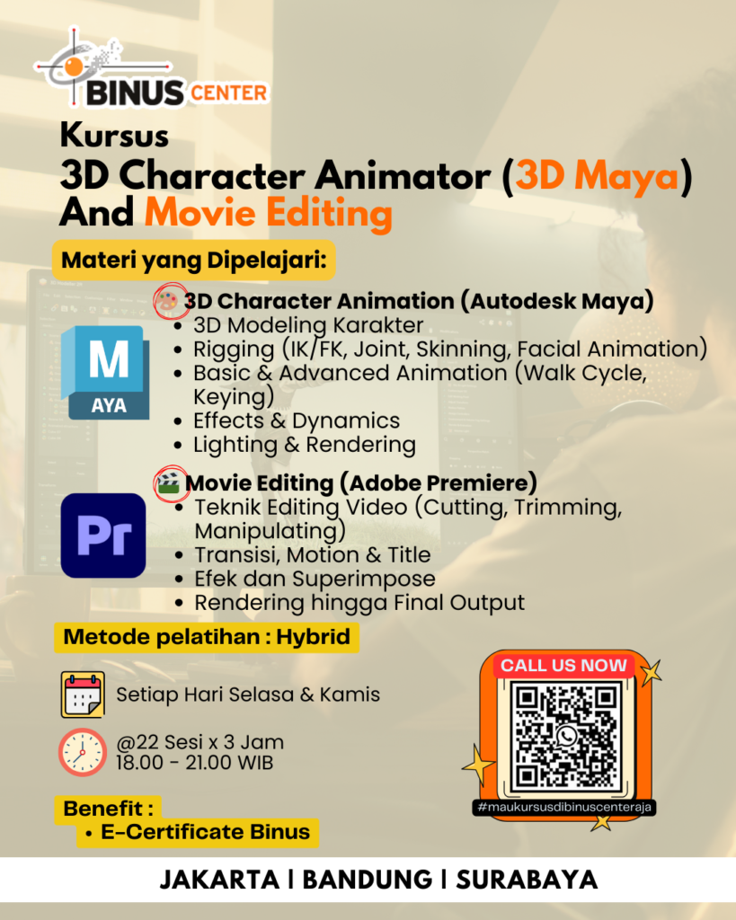 Kursus 3D Animation & Movie Editing