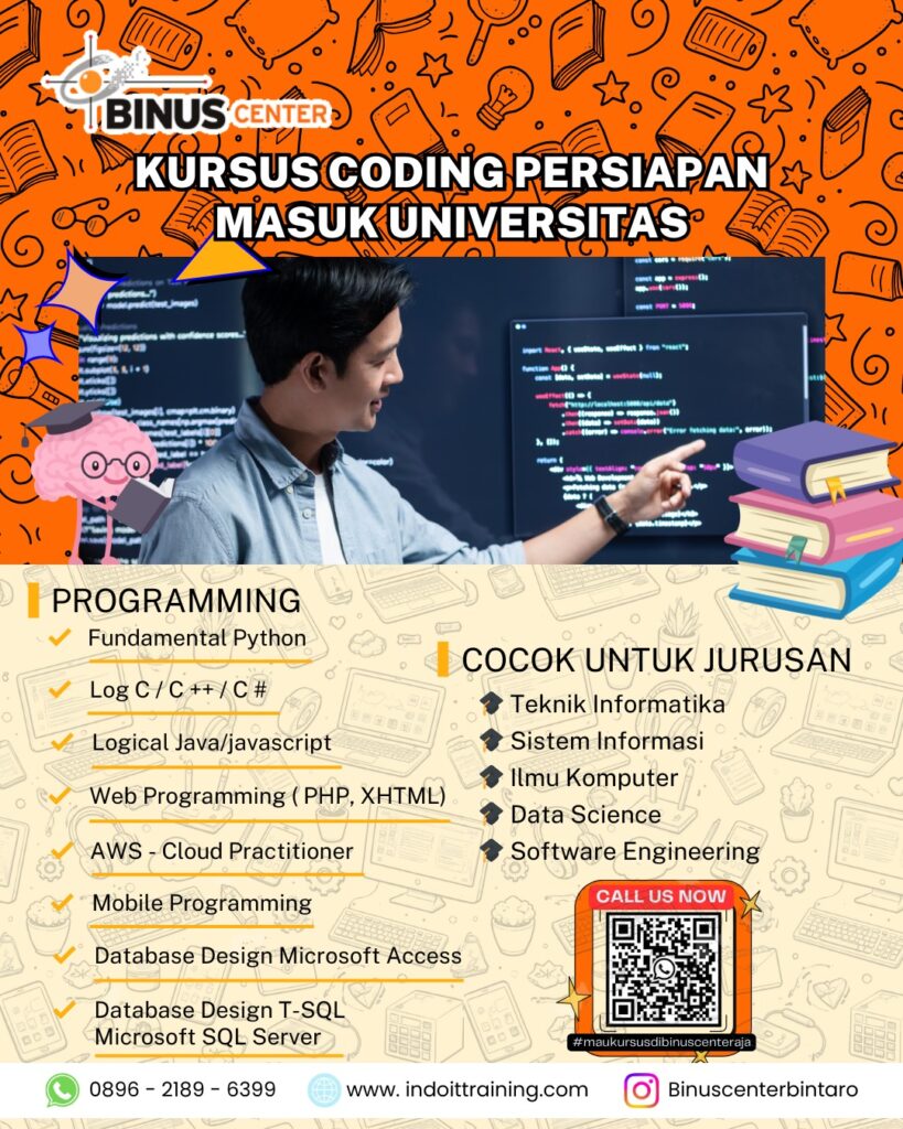 Kursus Coding Persiapan Masuk Universitas