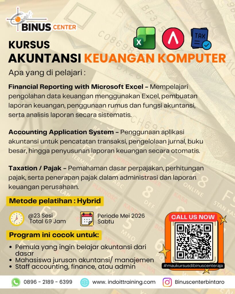 Kursus Akuntansi Keuangan Komputer
