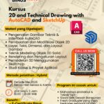 Kursus 2D and 3D Technical Drawing with AutoCAD and SketchUp | Jakarta, Bandung, Surabaya | Hybrid Class Kursus 2D and 3D Technical Drawing with AutoCAD and SketchUp