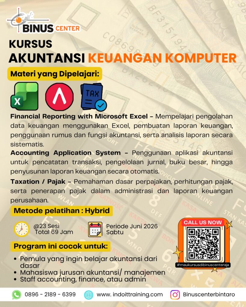 Kursus Akuntansi Keuangan Komputer