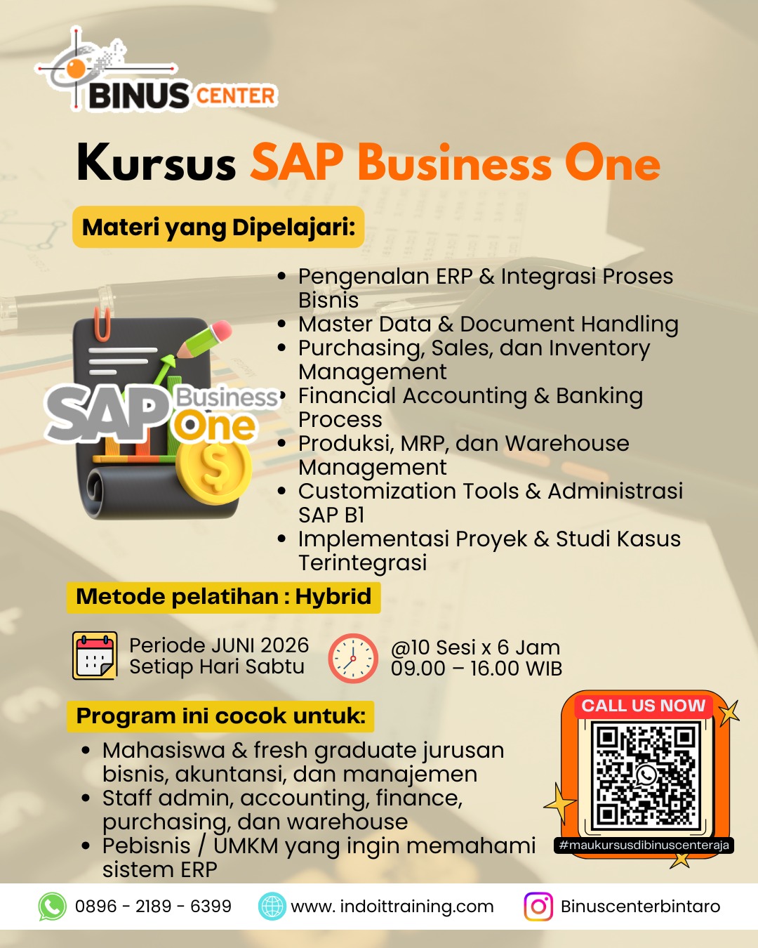 Kursus SAP Business One | Jakarta, Bandung, Surabaya | Hybrid ...