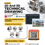 2D & Technical Drawing with AutoCAD and SketchUp | Jakarta, Bandung, Surabaya | Hybrid Class 2D & Technical Drawing with AutoCAD and SketchUp