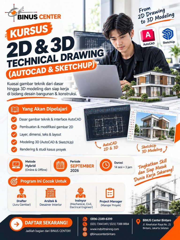 Kursus AutoCAD dan SketchUp