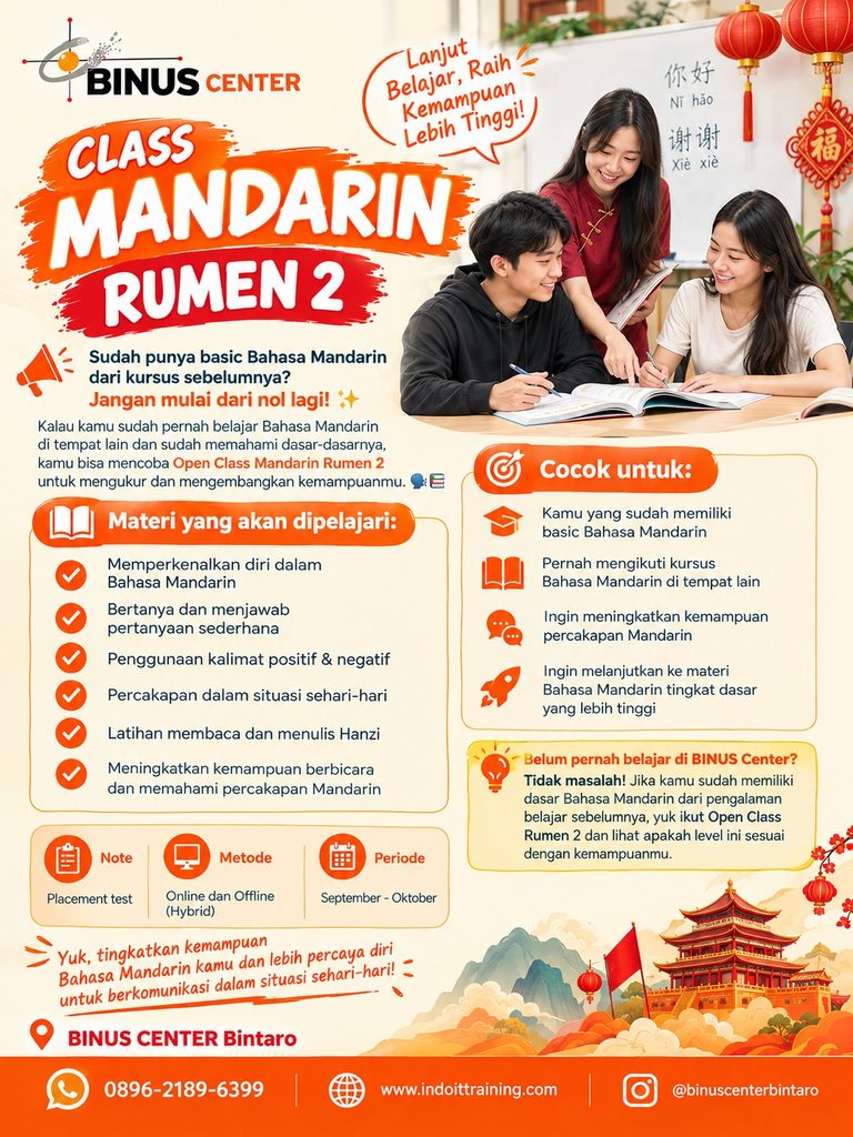 Kursus Mandarin Rumen 2