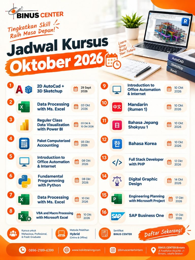 Kursus Komputer Oktober 2026