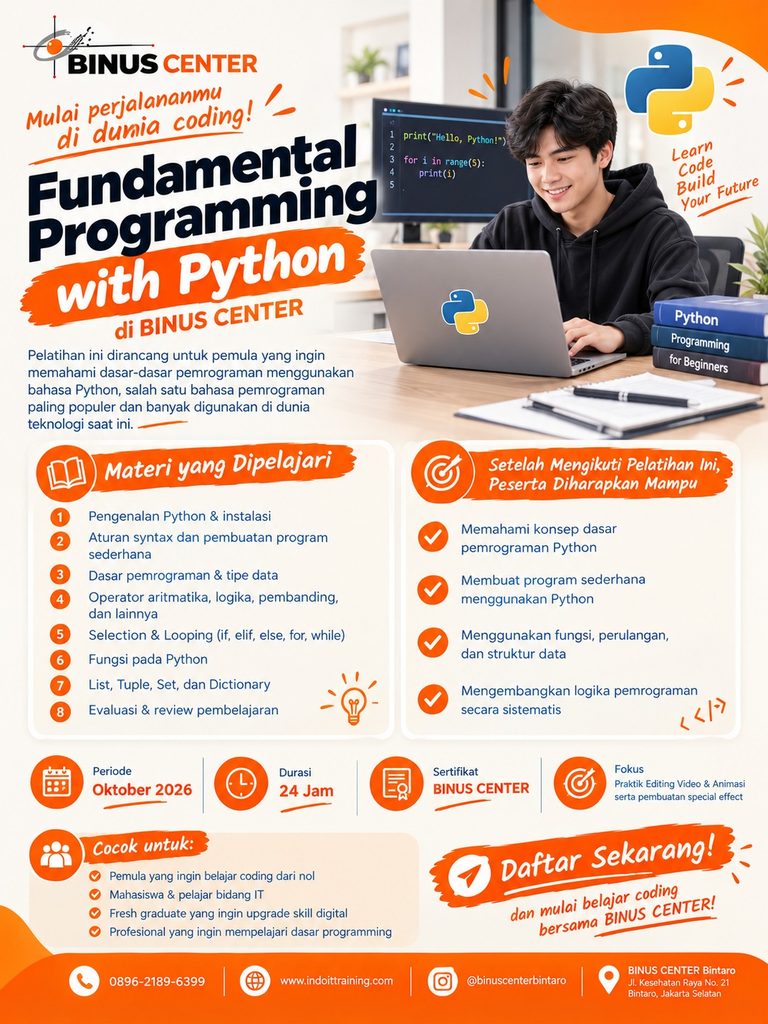 Kursus Python untuk Pemula