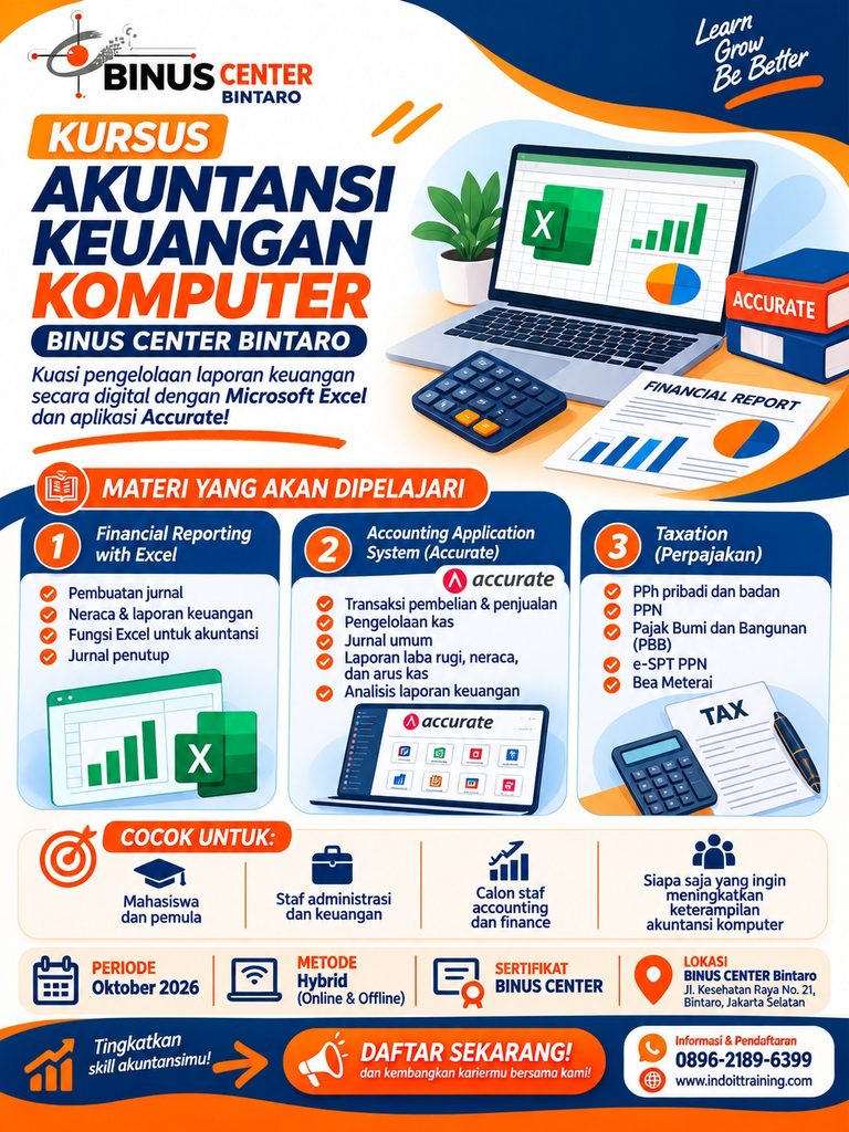 Kursus Akuntansi Keuangan Komputer